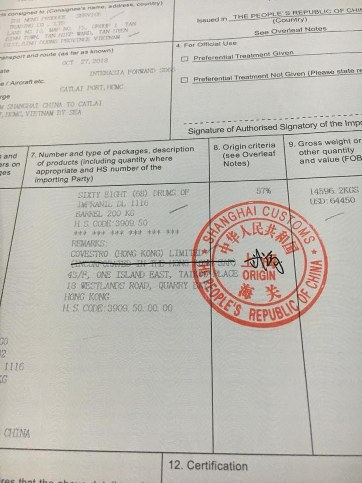 CO có lỗi chính tả được sửa đổi