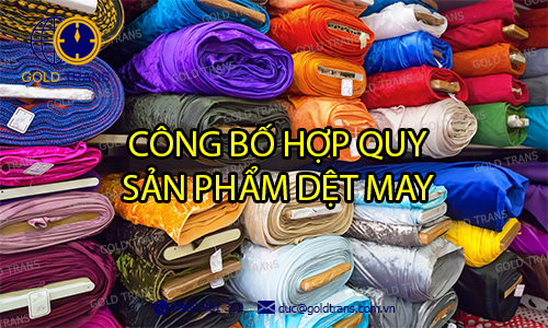 Danh mục sản phẩm dệt may phải công bố hợp quy - Cổng thông tin và tư ...