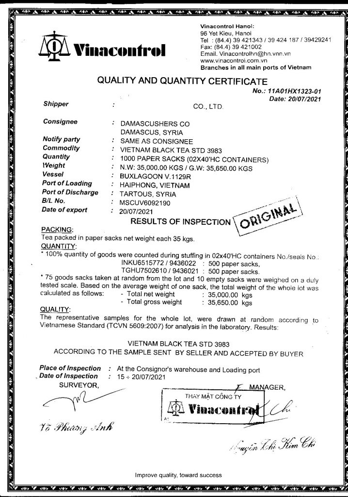 certificate-of-quality